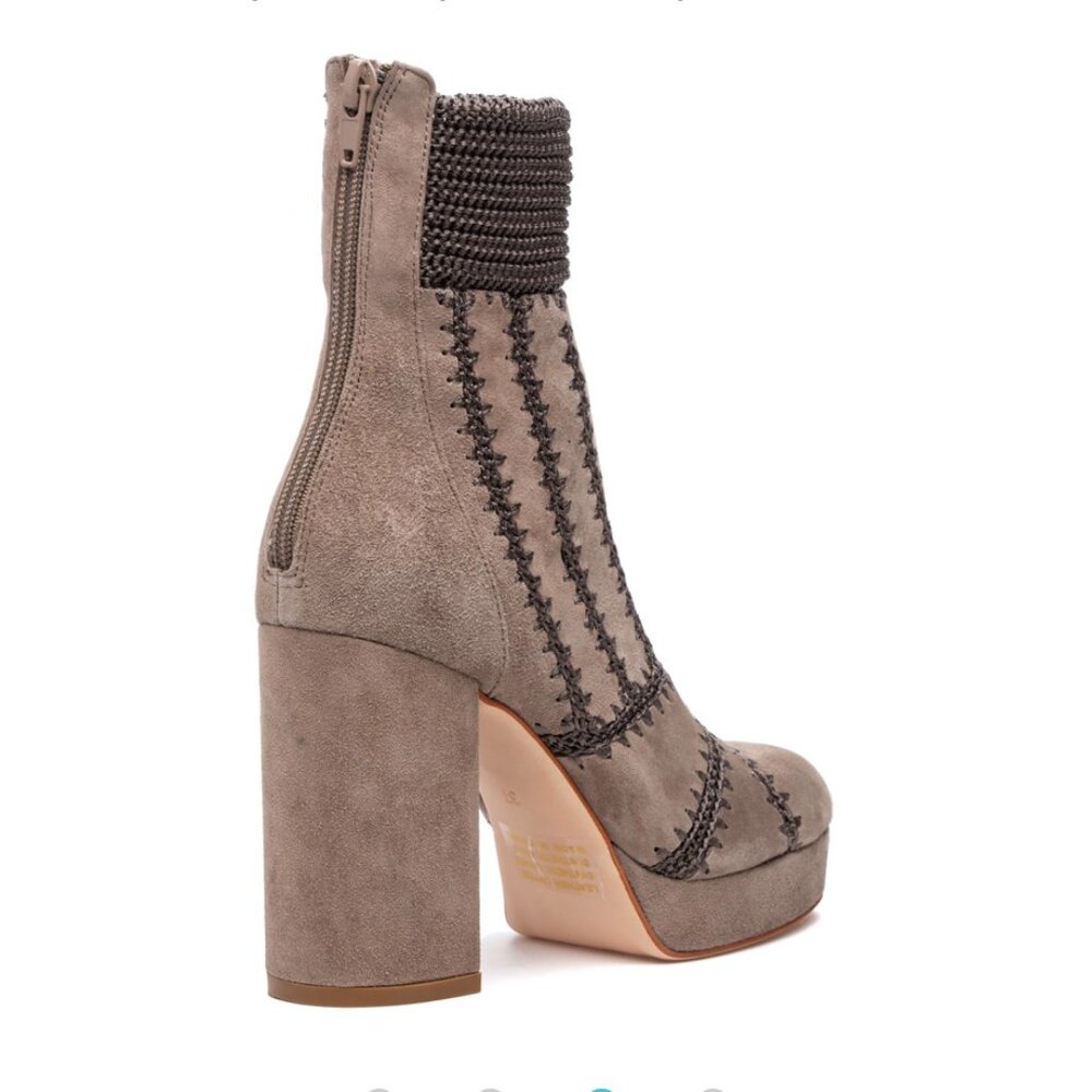 Silent D Yasmin Boot Taupe Suede - Picture 3 of 4